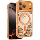 Keephone Apple iPhone 17 Pro Max Roseland Turuncu Magsafe Uyumlu Telefon Kılıfı - Standart