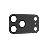 KeepHone Apple iPhone 17 Pro Max Uyumlu Kevlar Karbon Fiber Kamera Lens Koruyucu Camı, Siyah