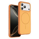 KeepHone Apple iPhone 17 Pro Max Uyumlu Kılıf, Pastel Turuncu, İnce, MagSafe Halkalı Kapak