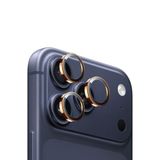 KeepHone Apple iPhone 17 Pro ve 17 Pro Max ile Uyumlu Safir PVD Kamera Lens Koruyucu, Turuncu