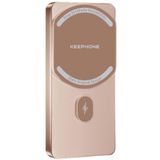 KeepHone Apple Uyumlu 20W PD Hızlı Şarj, MagSafe Destekli, Ultra Slim, 5000mAh Powerbank, Çöl Gold