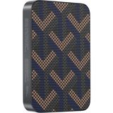 Keephone Brendy Kevlar Fiber Desenli Tasarım 10.000 Mah Kablosuz Şarj Magsafe Powerbank - Siyah - Gri