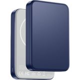 Keephone Glossey 10.000 Mah 22.5W USB 20W Type-C ve 15W Kablosuz Şarj Semi Solid Destekli Magsafe Powerbank - Lacivert