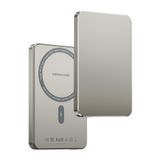KeepHone İnce Magsafe Powerbank 5000 mAh, 20W Hızlı Şarj, iPhone 12 13 14 15 16 Pro Max ile Uyumlu, Titanium Gri