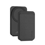 KeepHone iPhone 12 13 14 15 16 17 Plus Pro Max ile Uyumlu Kartlık, Manyetik 360° Dönen Standlı, Deri MagSafe Cüzdan, Siyah