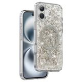 KeepHone iPhone 16 Plus Uyumlu Parıltılı Kılıf, MagSafe, Glitter, Titanium Gri