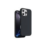 KeepHone iPhone 16 Pro Kılıf, Liquid Magsafe, Metal Çerçeveli, Hassas Butonlu, Yumuşak Kadife, Siyah