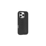 KeepHone iPhone 16 Pro Max Uyumlu Kılıf, Arkası Dalgalı Desenli, Yumuşak Silikon, Benassi Magsafe, Siyah