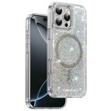 KeepHone iPhone 16 Pro Max Uyumlu Kılıf, Işıltılı Glitter, MagSafe, Gri