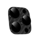 KeepHone iPhone 16 Pro ve iPhone 16 Pro Max Uyumlu Kevlar Kamera Lens Koruyucu, Temperli Cam, Siyah