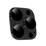 KeepHone iPhone 16 Pro ve iPhone 16 Pro Max Uyumlu Kevlar Lens Koruyucu, Temperli Cam, Siyah