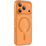 Keephone iPhone 17 Pro Max Glaze Magsafe Uyumlu Turuncu Telefon Kılıfı - Standart