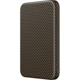 Keephone Kavos Kevlar Kaplama 5.000 Mah 20W Type-C ve Semi Solid Destekli Ultra Ince Magsafe Şarj Powerbank - Kahverengi