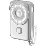 Keephone Magsafe Powerbank 10000 mAh Hızlı Şarj Ip Tarzlı Taşınabilir Manyetik Batarya Apple iPhone 12 13 14 15 16 Seri Samsung - Titanyum