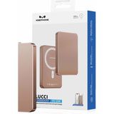 Keephone PB34 Lucci 10.000 Mah 20W Type-C 22.5W USB Qc 15W Kablosuz Şarj Pd Magsafe Powerbank - Gümüş