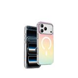 Keephone Rainbow Iphone 17 Pro Gümüş Gri Magsafe Uyumlu Telefon Kılıfı