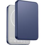 Keephone Uzun Ömürlü Glossey 5.000 Mah 20W Type-C ve 15W Kablosuz Şarj Destekli Magsafe Powerbank - Lacivert