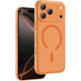 Keephone X-Crystal Slim IPHONE17 Pro Max Turuncu Magsafe Uyumlu Telefon Kılıfı - Standart