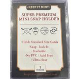 KeepItMint 20 Adet Mini Çıtçıtlı Ticaret Kartı Koruyucu Beyzbol 35 pt Standart Boyut Paketi