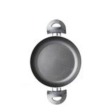 Keeplondon Kitchen Moonstone Serisi Classy Cooker Dotty 22 cm Siyah Gri Granit Kaplama Tava