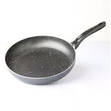 Keeplondon Kitchen Moonstone Serisi Classy Cooker Dotty 24 cm Siyah Gri Granit Kaplama Tava