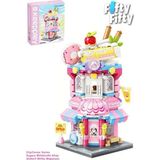 Keeppley City Corner/Şehir Şekerli Milföy Mağazası (365 Parça) Oyuncak Yapım Seti 28027