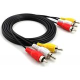 Keepro 1.5 Metre Rca Kablo 1.5 Metre 3xrca Kablo Av Kablo - Siyah