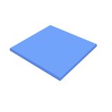Keepro 10 CM x 10 CM x 1 MM Silikon Termal Silikon Ped