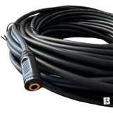 Keepro 15 Metre Kulaklık Uzatma Kablosu 15 Metre Mikrofon Uzatma Kablosu - Siyah