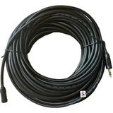 Keepro 15 Metre Stereo Uzatma Kablosu 15 Metre Aux Uzatma Kablosu - Siyah