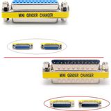 Keepro 25 Pin Lpt Paralel Port Dişi Dişi - Erkek Erkek Çecirici 2'li Set - Gri