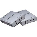 Keepro 60M Kvm HDMI Extender 1080P CAT5E Cat6 Audio Video Alıcı Verici