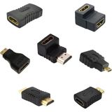 Keepro Hdmı Dönüştürücü Çevirici Dişi Erkek 7'li Set HDMI 7'li Çevirici Set