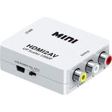 Keepro HDMI To Rca Çevirici Hdmı Den Rca Ya Ses ve Görüntü Aktarma HDMI2AV - Gri