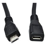 Keepro Mikro USB Erkek - Dişi Uzatma Kablosu Şarj Va Data Kablosu 1.5m