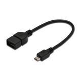 Keepro Mikro USB Otg Kablo 15 cm Micro Otg Çevirici