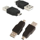 Keepro Mini USB Erkek - Mikro USB Erkek Çevirici 2'li Adaptör Set