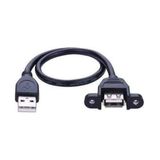 Keepro Montaj Tipi USB Uzatma Kablosu 0.5 Metre Vidalı USB Kablo Yarım Metre Montaj Tipi USB Kablo