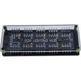 Keepro Rgb LED Fan Şerit Hub Splitter 10 Port 12V 4 Pin Kablo Çoklayıcı