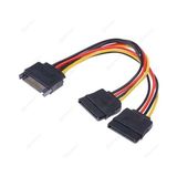 Keepro Sata To 2 x Sata Power Çoklayıcı Y Kablo En Popüler 7. Sata Kablo