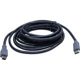 Keepro Type C To 5 Pin Mini USB Kablo Şarj ve Data Kablous 3 Metre - Siyah