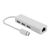 Keepro Type-C USB 3.1 To Ethernet Lan Adaptör ve 3 Port USB 2.0 Çevirici