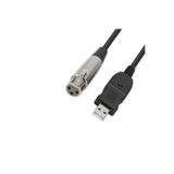 Keepro USB 2.0 To Cannon Xlr Mikrofon Kablosu USB Xlr Çevirici Kablo 3m