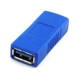 Keepro USB 3.0 Dişi Dişi Birleştirici USB 3.0 Kablo Birleştirici Dişi Dişi USB 3.0 Çevirici - Siyah