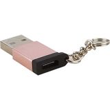 Keepro USB 3.0 Erkek to Type-C Dişi Dönüştürücü aparat - Rose Gold