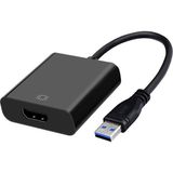 Keepro USB 3.0 To Hdmı Kablo USB 3.0 Hdtv Kablo - Siyah