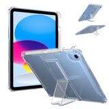 KEEXYICC iPad 10. Nesil Kılıf 2022 10,9 inç için Şeffaf Kılıf, Kalem Tutucu ve Kickstand ile, Güçlendirilmiş Köşeli, İnce Hafif TPU Darbeye Dayanıklı iPad 10. Nesil 10.9 inç için, Şeffaf