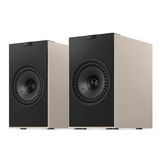 KEF Coda W 200 W, Bluetooth 5.4, aptX Lossless, HDMI ARC, USB-C, Phono ve Subwoofer Çıkışlı Kablosuz Aktif Raf Tipi Hi-Fi Hoparlör - Çift (Gri)