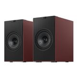 KEF Coda W 200 W, Bluetooth 5.4, aptX Lossless, HDMI ARC, USB-C, Phono ve Subwoofer Çıkışlı Kablosuz Aktif Raf Tipi Hi-Fi Hoparlör - Çift (Kırmızı)