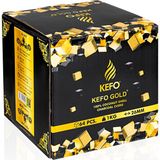 Kefo Gold 26 mm 1 Kg %100 Doğal Hindistan Cevizi Nargile Kömürü Kokusuz ve Dumansız